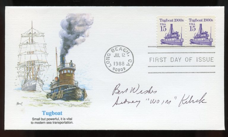 Sidney Kibrick signed autograph American Child Actor Film Series Our Gang FDC