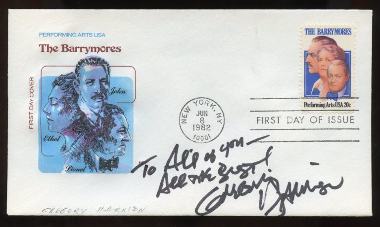 Gregory Harrison signed autograph auto Actor as Chandler in Film North Shore FDC