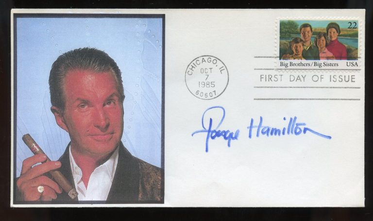 George Hamilton signed autograph auto Actor Home From The Hill First Day Cover