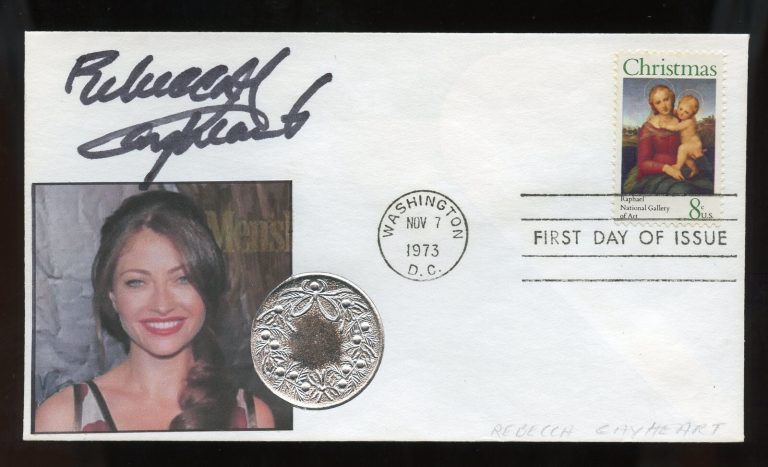 Rebecca Gayheart signed autograph auto Actress Model Noxzema First Day Cover