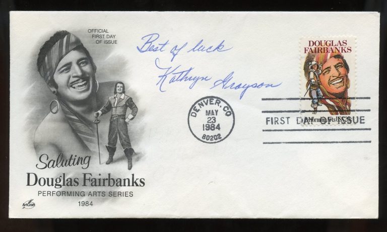 Kathryn Grayson d2010 signed autograph auto Actress Coloratura Soprano MGM FDC