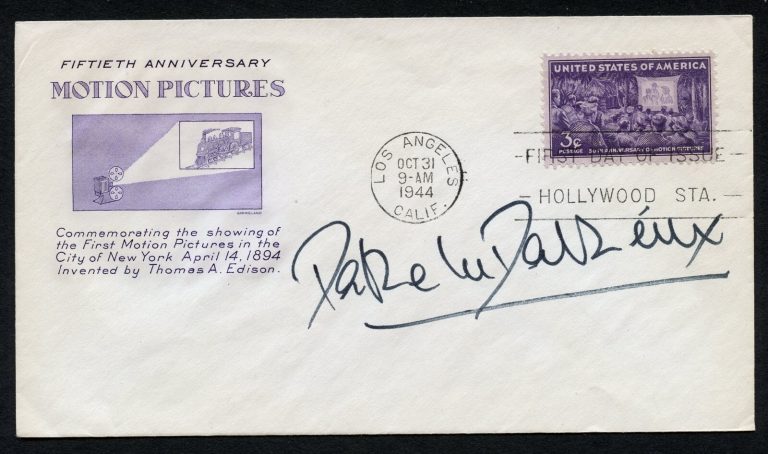 Dannielle Darrieux d2017 signed autograph Actress Five Fingers First Day Cover