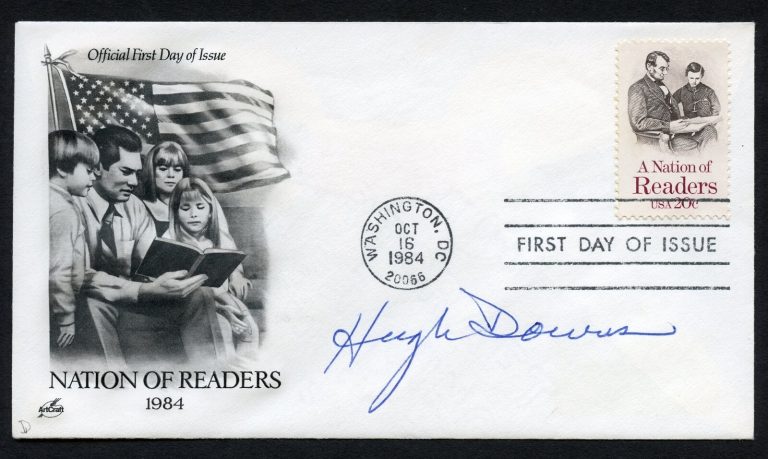 Hugh Downs d2020 signed autograph auto Radio & TV Broadcaster First Day Cover