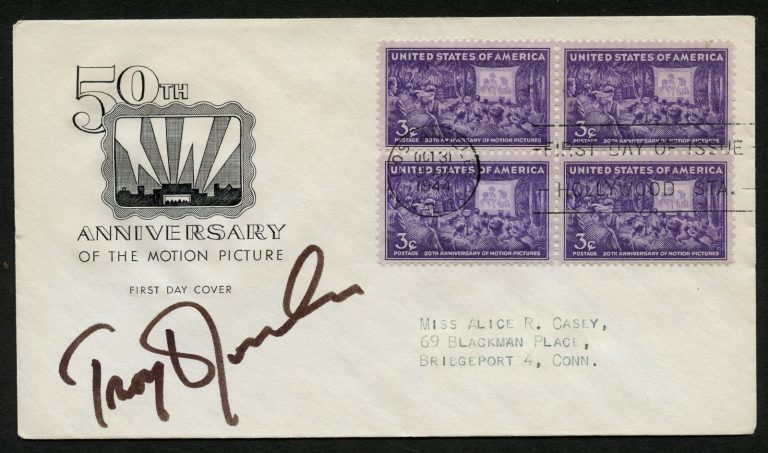 Troy Donahue d2001 signed autograph Film & TV Actor Sex Symbol 1950-1960  FDC