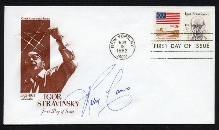 Perry Como signed autograph auto Singer & TV Personality First Day Cover