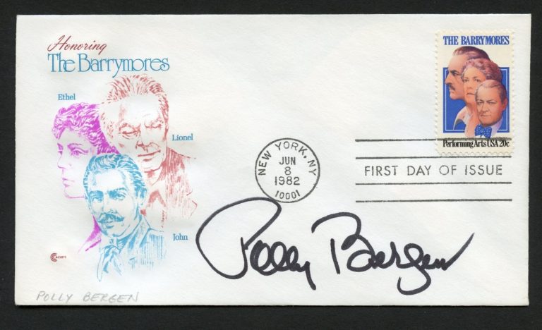 Polly Bergen d2014 signed autograph auto Actress Follies First Day Cover