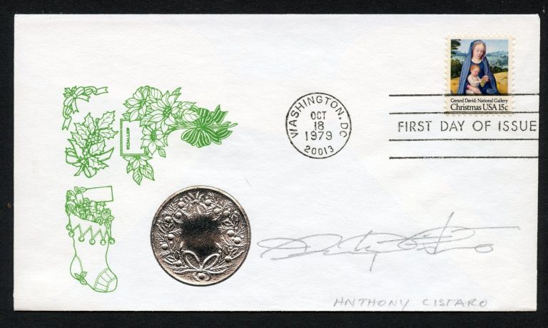 Anthony Cistaro signed autograph auto American Actor Sheers First Day Cover