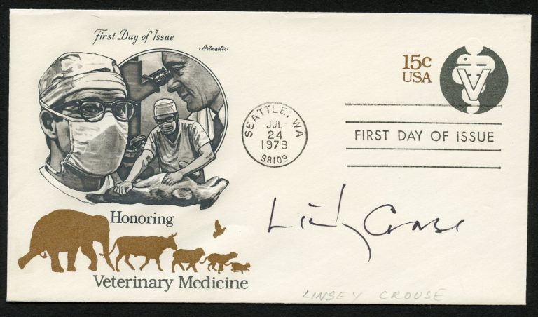 Linsey Crouse signed autograph Actress Places in the Heart First Day Cover