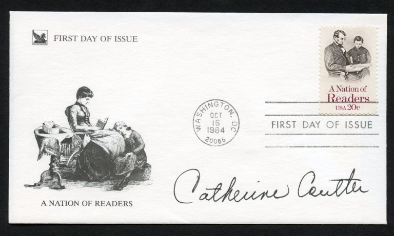 Catherine Coulter signed autograph auto American Actor The Cove First Day Cover