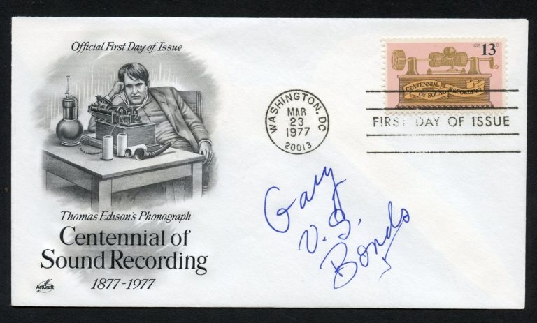 Gary U.S. Bonds signed autograph auto Singer New Orleans First Day Cover