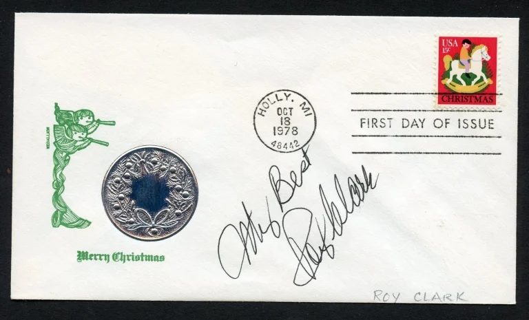 Roy Clark d2018 signed autograph auto Singer & Musician Hee Haw First Day Cover