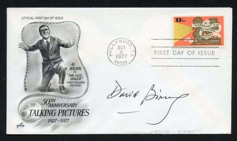 David Birney d2022 signed autograph auto Actor Serpico First Day Cover