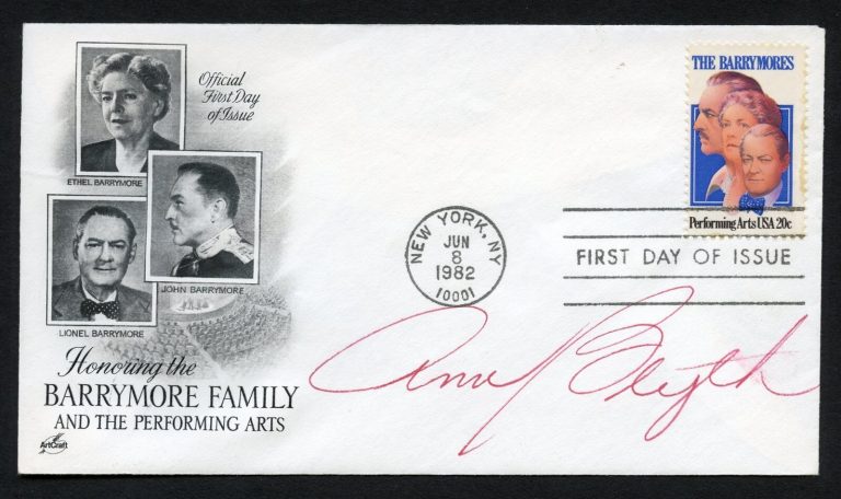 Ann Blyth signed autograph auto Actress Mildred Pierce First Day Cover