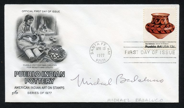 Michael Badalucco signed autograph auto Actor Raging Bull First Day Cover