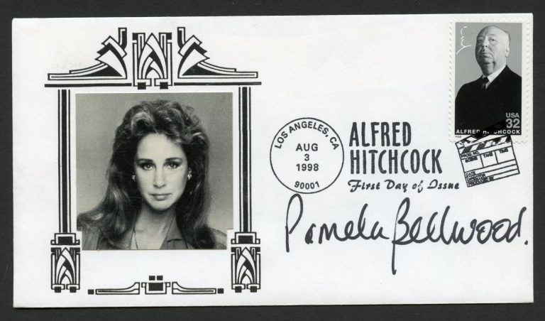 Pamela Bellwood signed autograph auto Actress Dynasty Postal Cover FDC