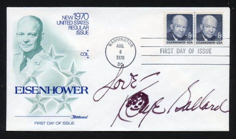 Kaye Ballard d2019 signed autograph auto Actress Fly Me To the Moon FDC