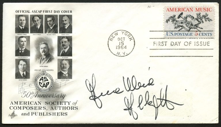 Anna Marie Alberghetti signed autograph auto Actress Carnival Postal Cover FDC