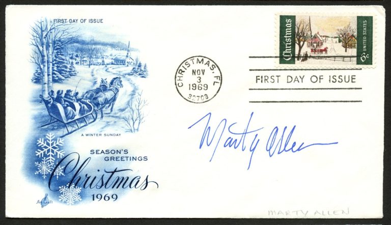 Marty Allen d2018 signed autograph auto American Comedian Postal Cover FDC