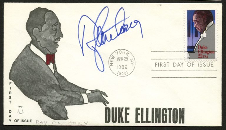 Ray Anthony signed autograph auto Actor and Band Leader Postal Cover FDC