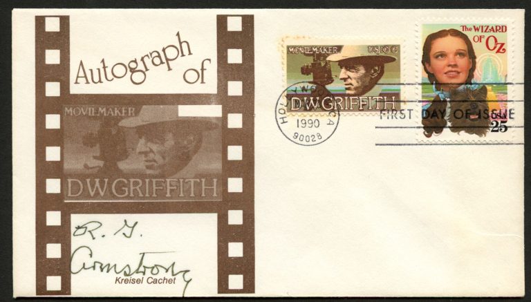 R. J. Armstrong d2012 signed autograph auto Actor T.H.E. Cat Postal Cover FDC