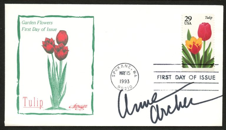 Anne Archer signed autograph auto Actor Fatal Attraction Postal Cover FDC