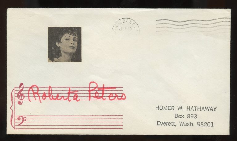 Roberta Peters d2017 signed autograph auto American Coloratura Soprano FDC