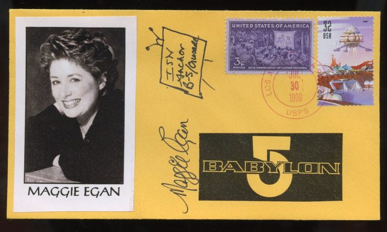 Maggie Egan signed autograph auto American Actress in TV Series Seinfeld FDC