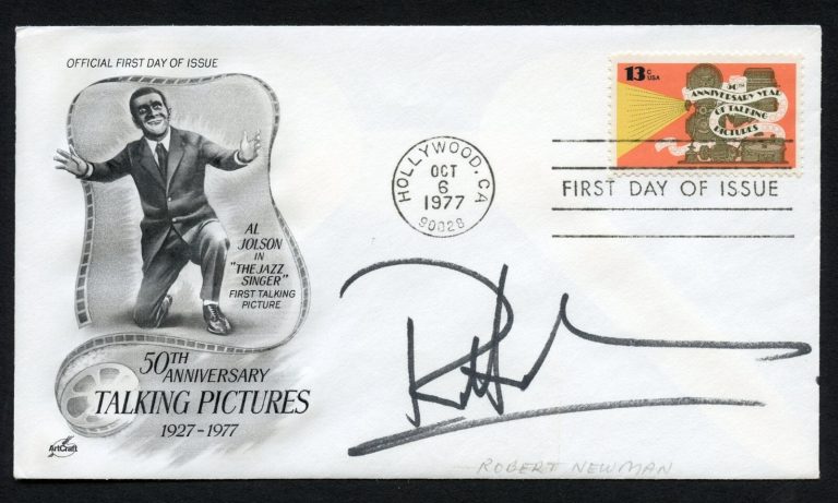 Robert Newman signed autograph Actor Joshua Lewis Soap Opera Guiding Light FDC