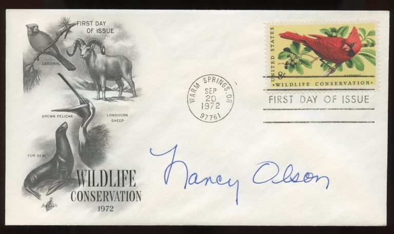 Nancy Olson signed autograph American Actress Best Role in Sunset Boulevard FDC