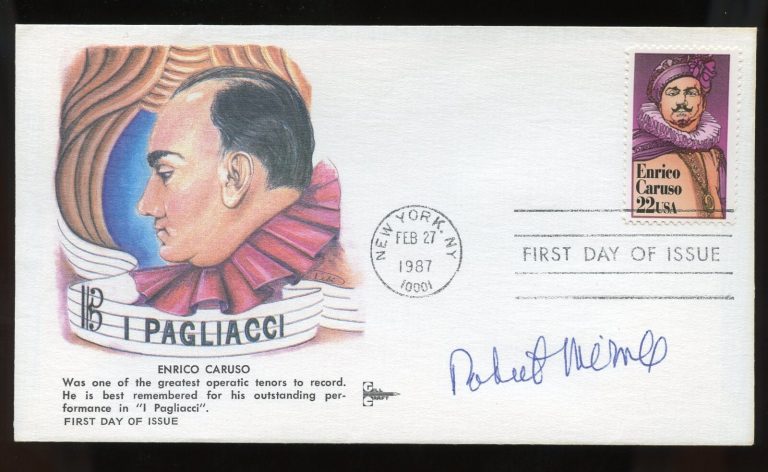 Robert Merrill d2004 signed autograph auto American Operatic Baritone Actor FDC