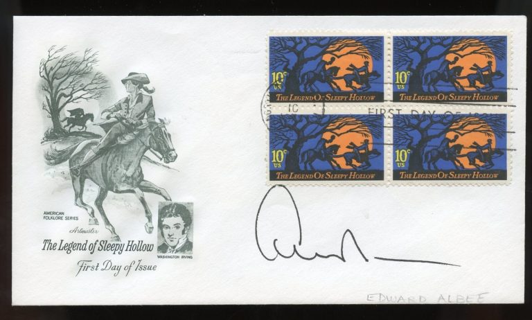 Edward Albee d2016 signed autograph Playwright The Zoo Story First Day Cover BAS