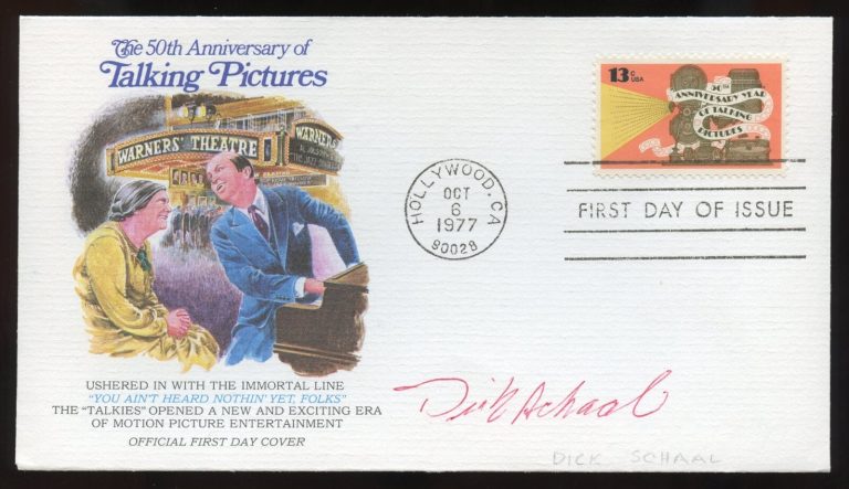 Dick Schaal d2014 signed autograph auto American Actor in Just Our Luck FDC