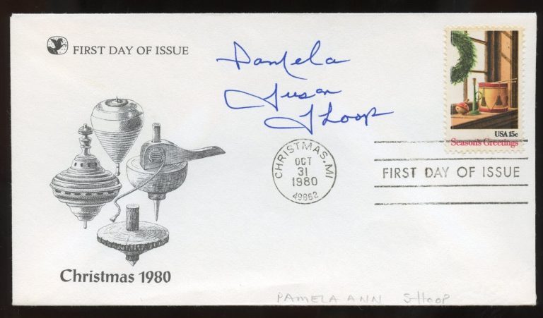 Pamela Ann Shoop signed autograph American Actress as Nurse in Halloween II FDC