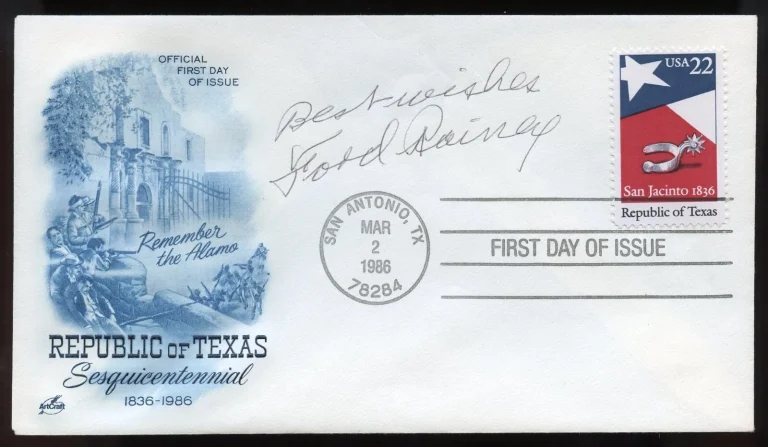 Ford Rainey d2005 signed autograph auto American TV Actor Perfect Strangers FDC