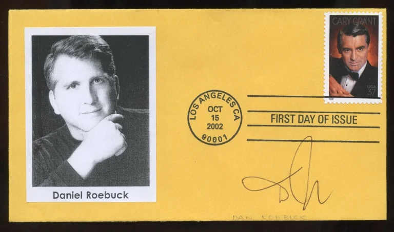 Dan Roebuck signed autograph American Actor as Robert Biggs in The Fugitive FDC