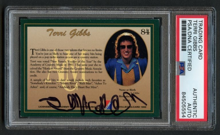 Terri Gibbs #84 signed autograph auto 1992 Country Classics Trading Card PSA