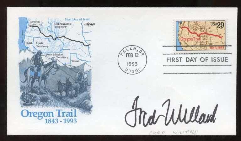Fred Willard d2020 signed autograph American Actor in This Is Spinal Tap FDC