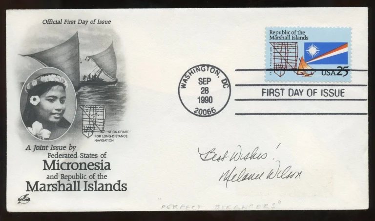Melanie Wilson signed autograph American Actress in sitcom Perfect Strangers FDC