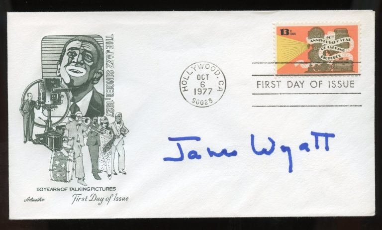 Jane Wyatt d2006 signed autograph American Actress series Father Knows Best FDC