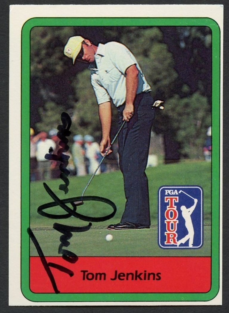 Tom Jenkins #54 signed autograph auto 1982 Donruss Golf Trading Card