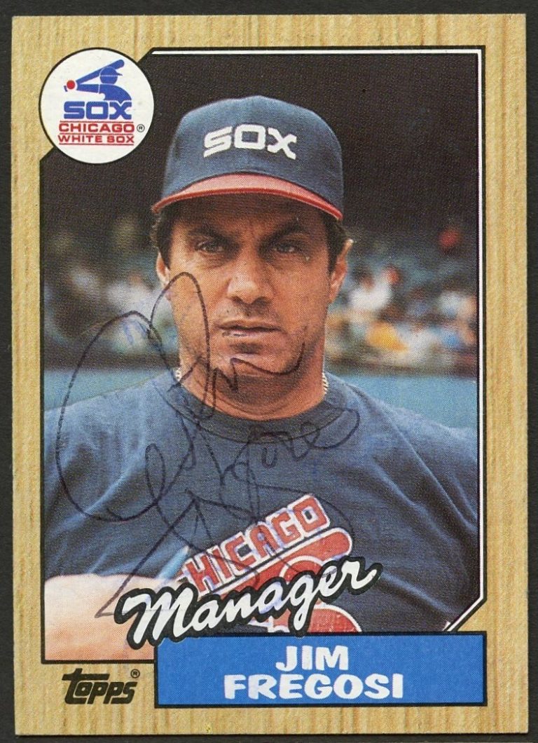 Jim Fregosi #318 signed autograph auto 1987 Topps Baseball Trading Card