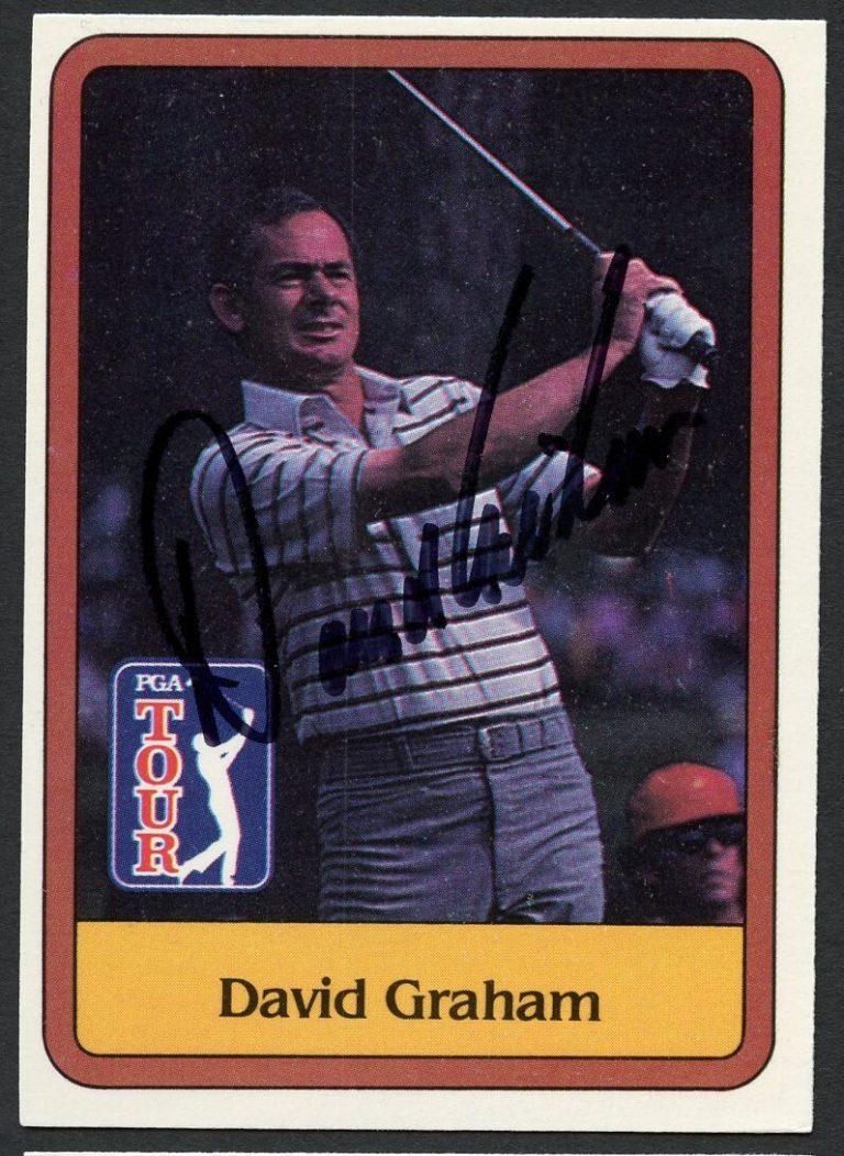 David Graham #27 signed autograph auto 1981 Donruss Golf Trading Card