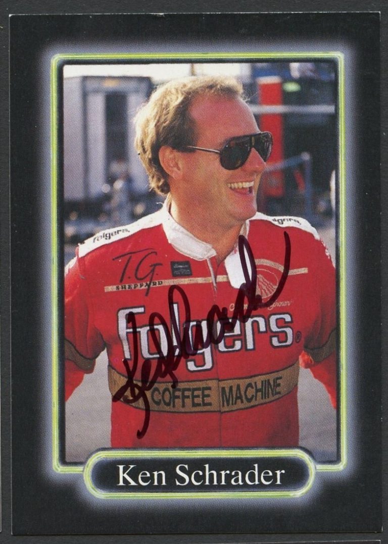 Ken Schrader #25 signed autograph auto 1990 Maxx NASCAR Racing Trading Card