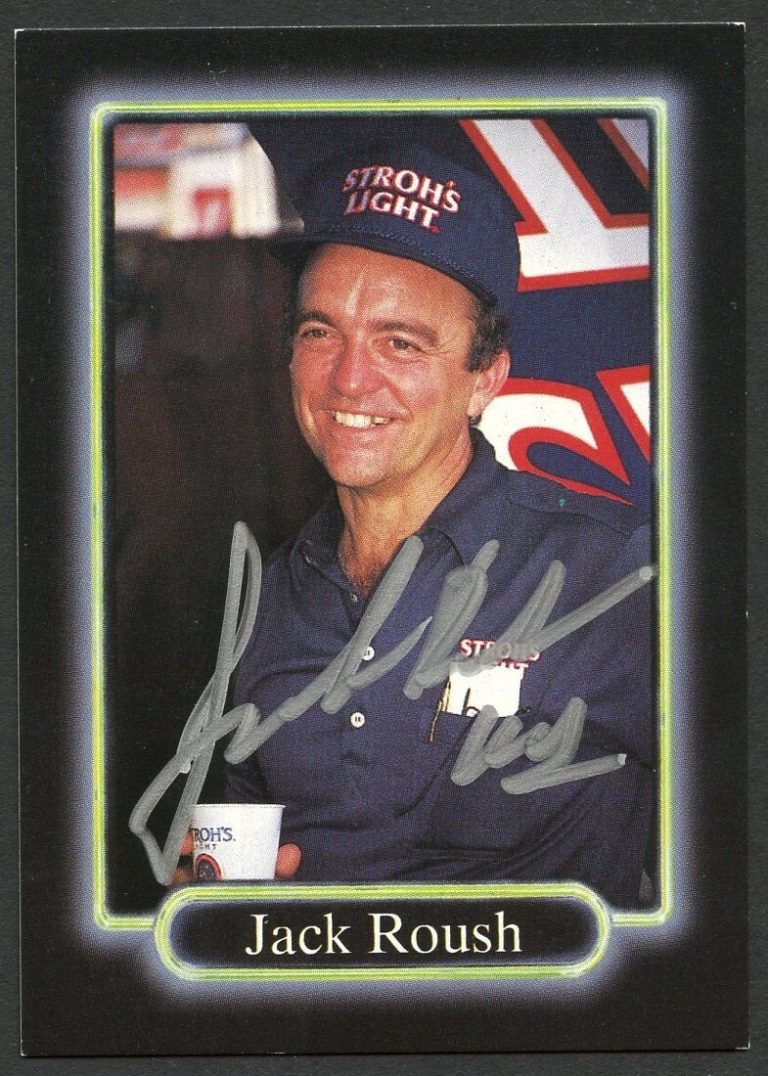Jack Roush #54 signed autograph auto 1990 Maxx NASCAR Racing Trading Card
