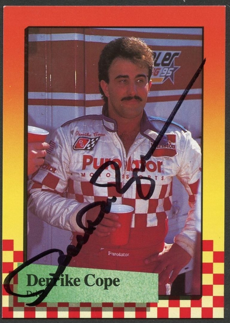 Derrike Cope #68 signed autograph auto 1989 Maxx NASCAR Racing Trading Card