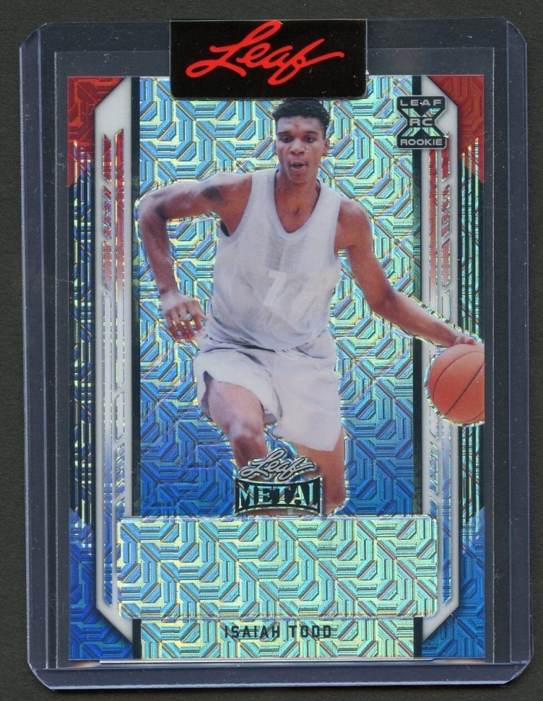Isaiah Todd Leaf Authentics 1/1 Unsigned Proof Autograph Basketball Card