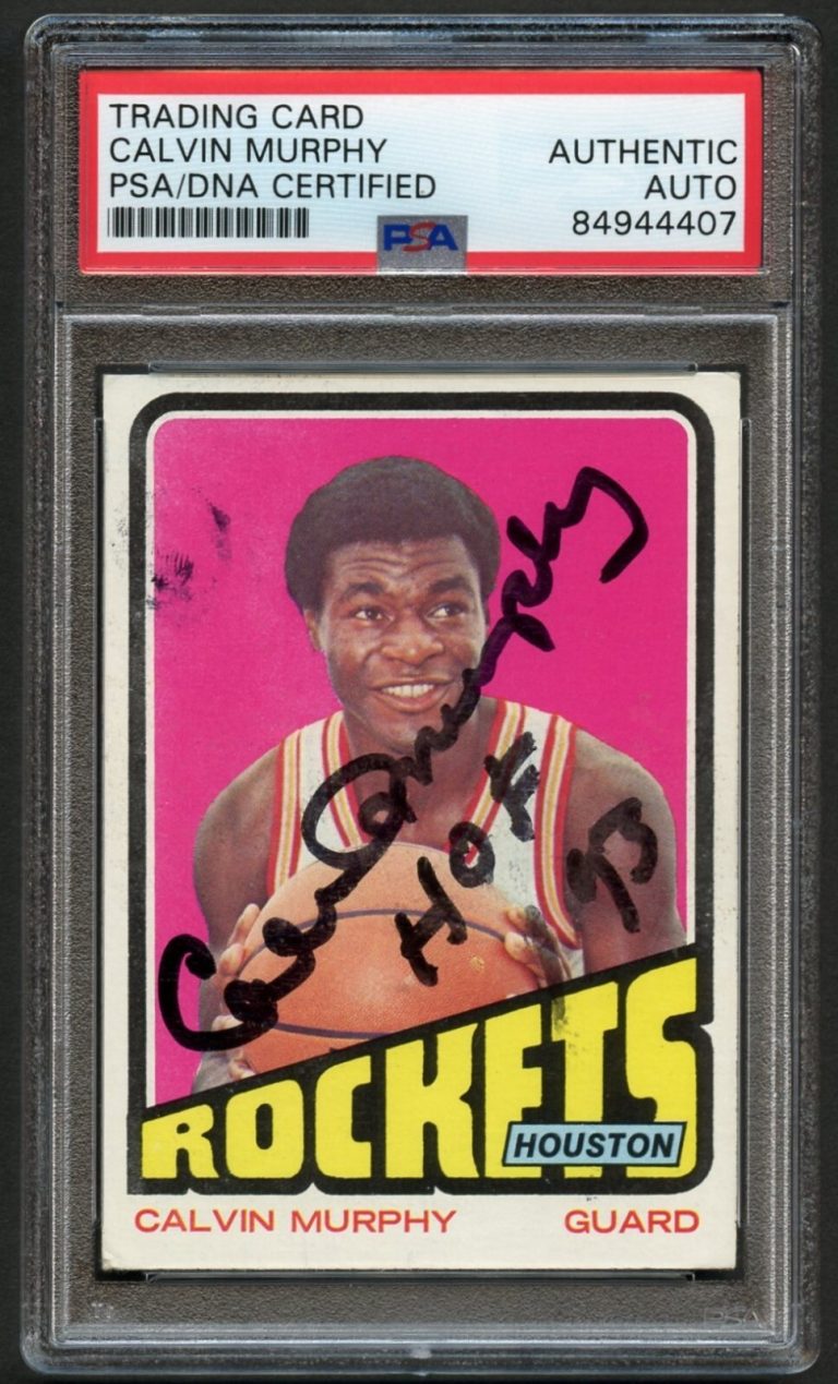 Calvin Murphy #31 signed autograph 1972-73 Topps Basketball Trading Card PSA
