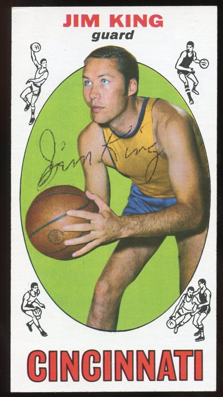 Jim King #66 signed autograph auto 1969-70 Topps Basketball Trading Card