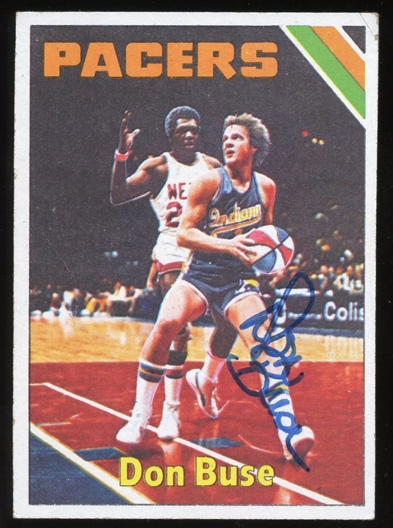 Don Buse #299 signed autograph auto 1975-76 Topps Basketball Trading Card