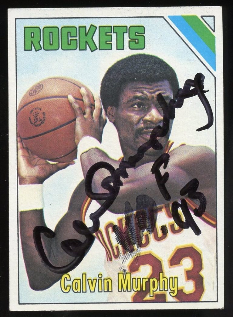 Calvin Murphy #180 signed autograph auto 1975-76 Topps Basketball Trading Card